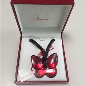 Red crystal Baccarat pendant